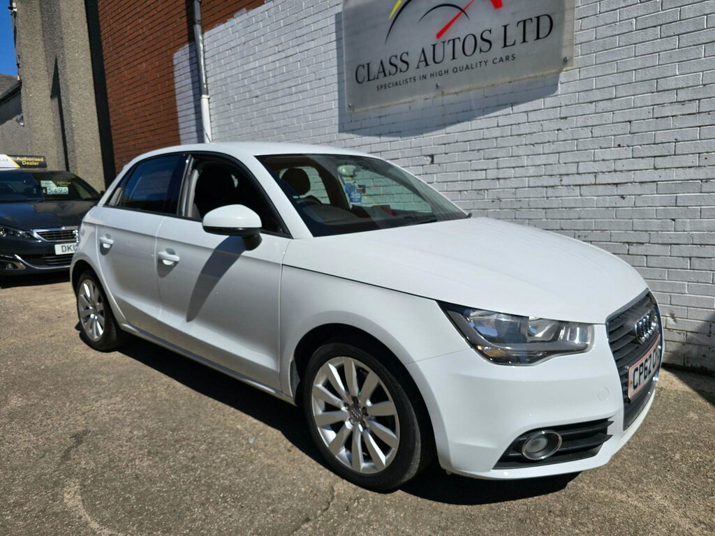 Audi A1 1.4 Tfsi Sport Sportback S Tronic Euro 5 Ss CP62CFZ White #2