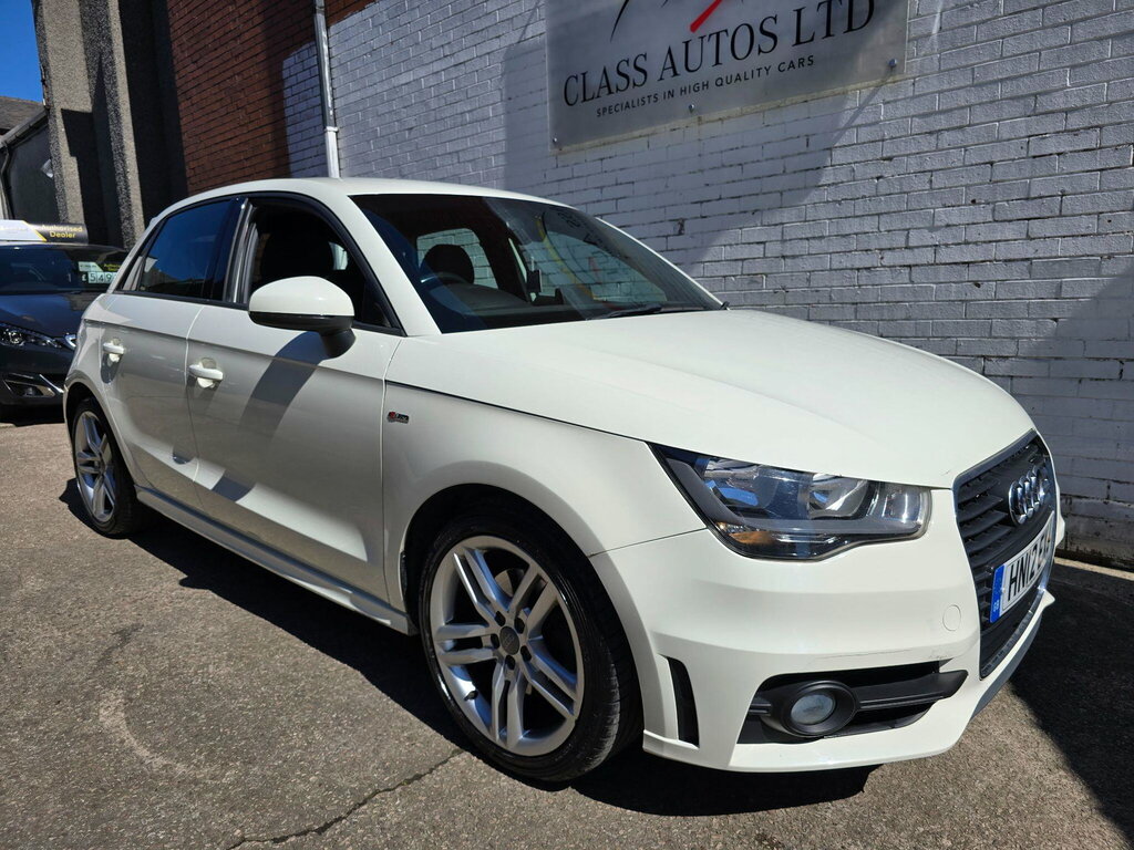 Audi A1 1.6 Tdi S Line Sportback Euro 5 Ss White #5
