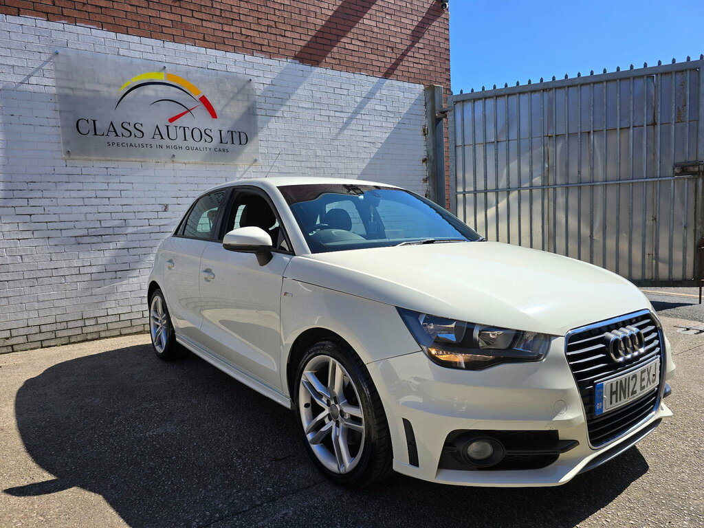 Audi A1 1.6 Tdi S Line Sportback Euro 5 Ss White #6