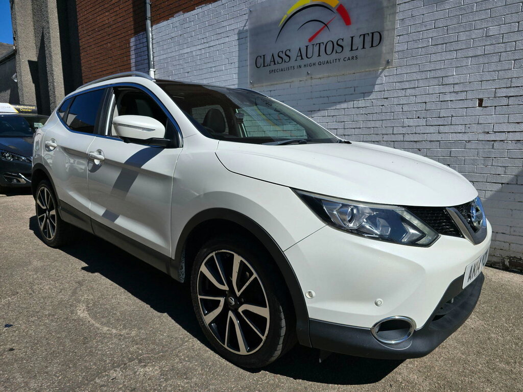 Nissan Qashqai 1.6 Dci Tekna 2Wd Euro 5 Ss AK14YZV White #6