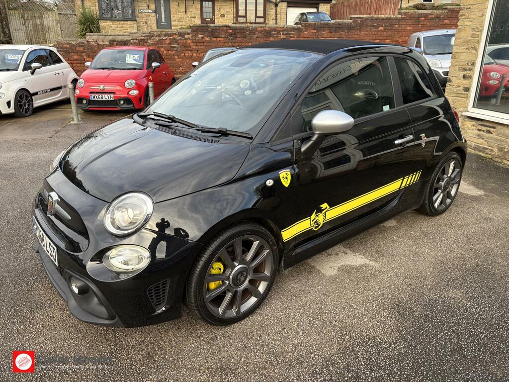 Abarth 595 1.4 T-jet Turismo Cabrio Euro 6 P068LSD Black #4