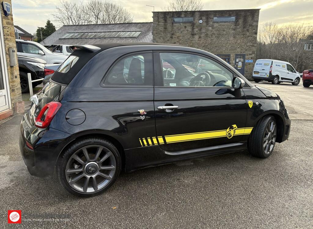 Abarth 595 1.4 T-jet Turismo Cabrio Euro 6 P068LSD Black #3