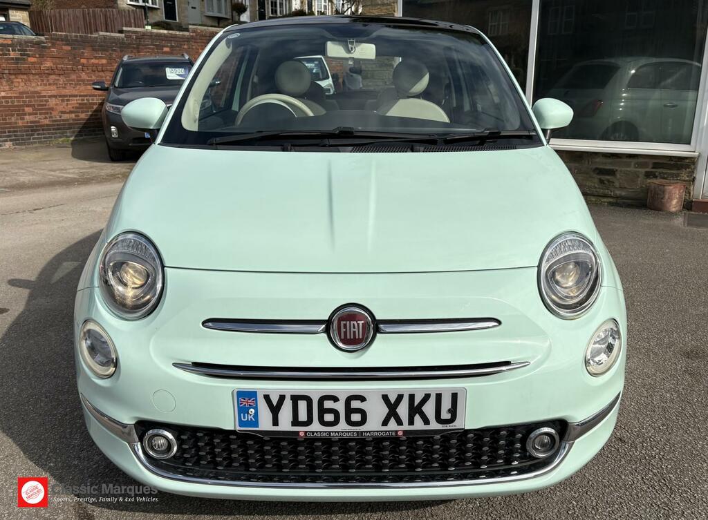 Fiat 500 1.2 Lounge Hatchback Euro 6 Ss Green #5