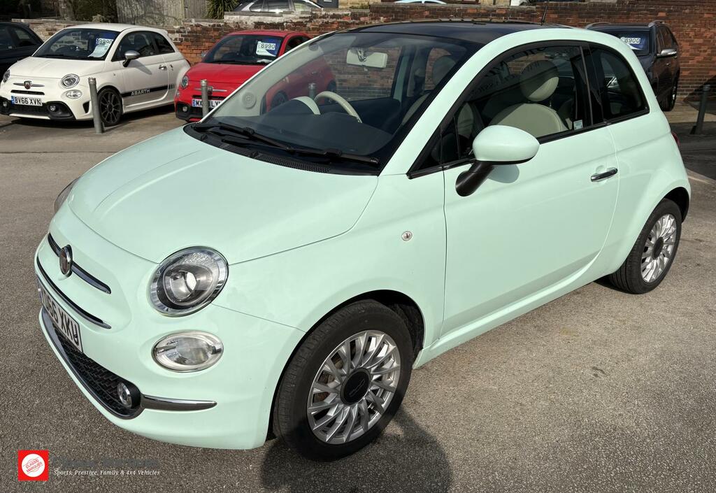Fiat 500 1.2 Lounge Hatchback Euro 6 Ss Green #4