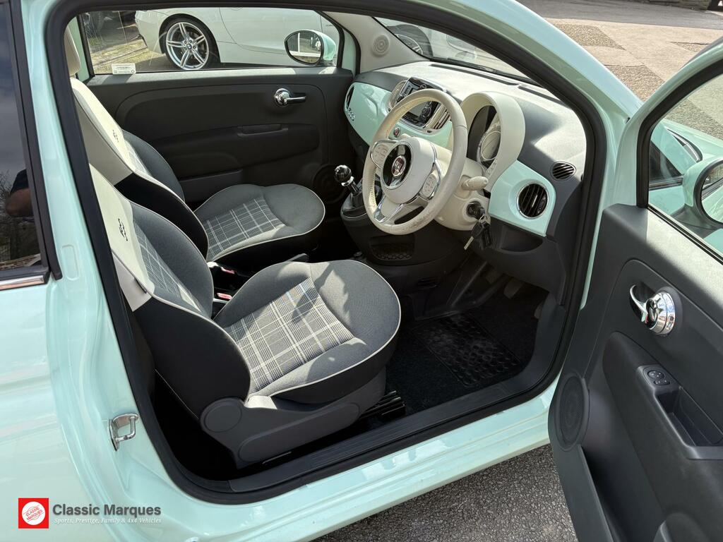 Fiat 500 1.2 Lounge Hatchback Euro 6 Ss Green #2