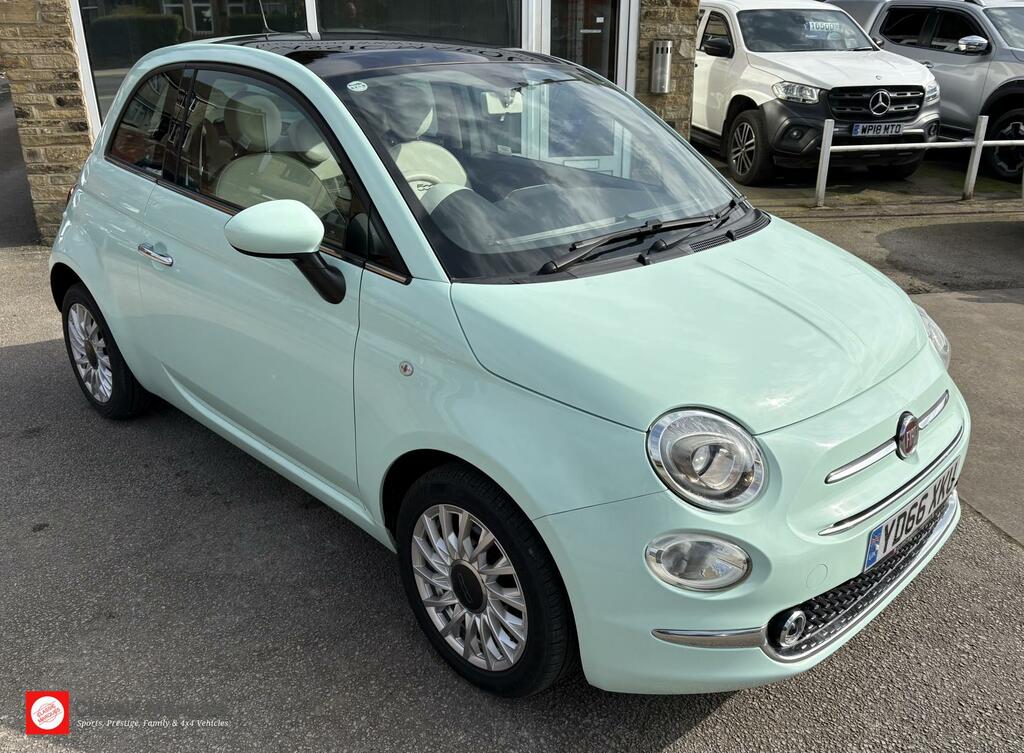 Fiat 500 1.2 Lounge Hatchback Euro 6 Ss Green #6