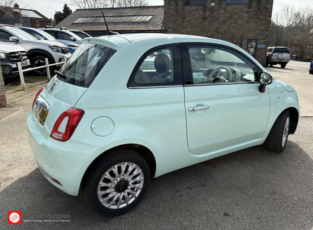Fiat 500 1.2 Lounge Hatchback Euro 6 Ss Green #3