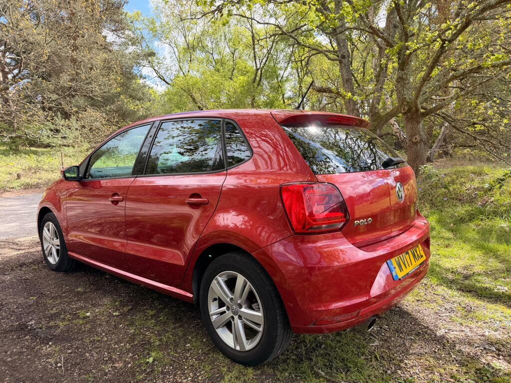 Volkswagen Polo 1.2 Tsi Bluemotion Tech Match Euro 6 S S WV17MXZ Red #4
