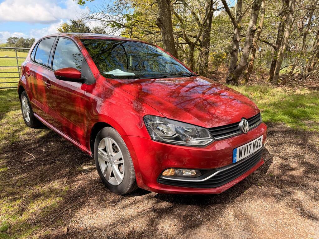 Volkswagen Polo 1.2 Tsi Bluemotion Tech Match Euro 6 S S Red