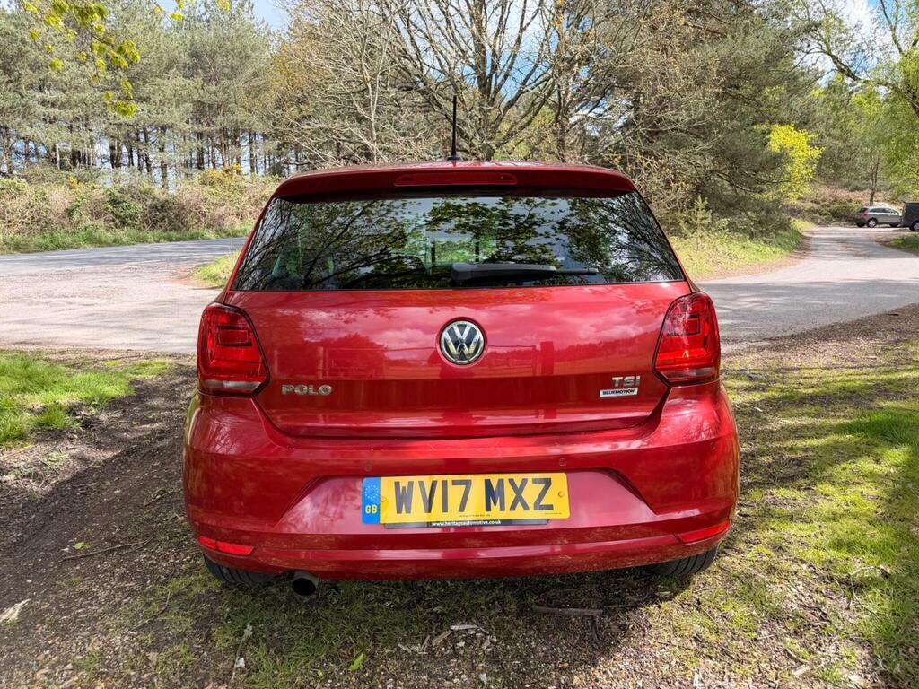 Volkswagen Polo 1.2 Tsi Bluemotion Tech Match Euro 6 S S WV17MXZ Red #6