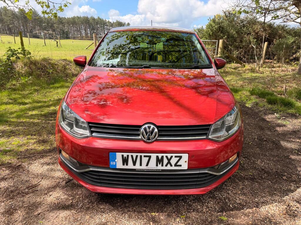Volkswagen Polo 1.2 Tsi Bluemotion Tech Match Euro 6 S S WV17MXZ Red #2