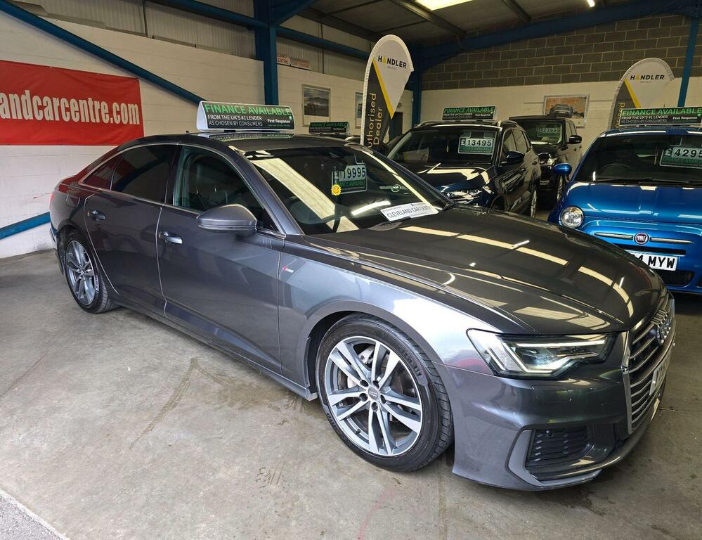 Audi A6 Saloon Saloon 2.0 Tdi 40 S Line S Tronic Quattro Euro 6 YY69FEX Grey #4
