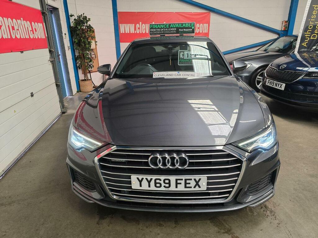 Audi A6 Saloon Saloon 2.0 Tdi 40 S Line S Tronic Quattro Euro 6 YY69FEX Grey #3