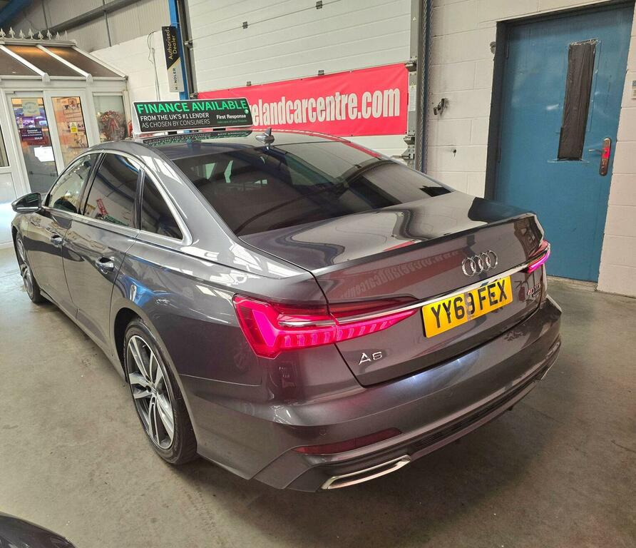 Audi A6 Saloon Saloon 2.0 Tdi 40 S Line S Tronic Quattro Euro 6 YY69FEX Grey #5