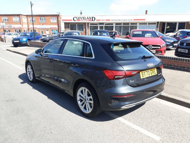 Audi A3 35 Tfsi Sport - 2020 70 BT70GVE Grey #4