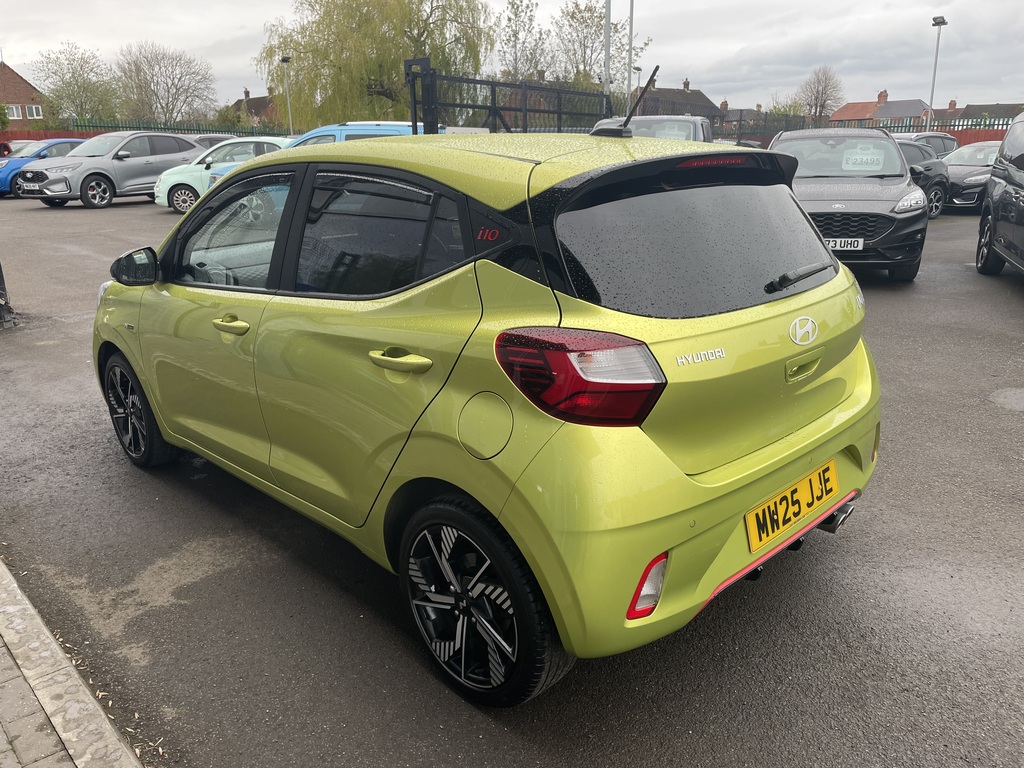 Hyundai I10 1.0T 90 N Line Nav MW25JJE Green #4