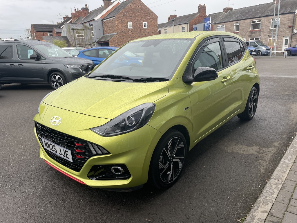 Hyundai I10 1.0T 90 N Line Nav MW25JJE Green #3
