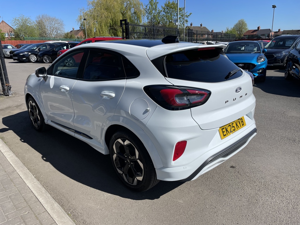 Ford Puma 1.0 Ecoboost Hybrid Mhev St-line X Dct EK25KYB White #4