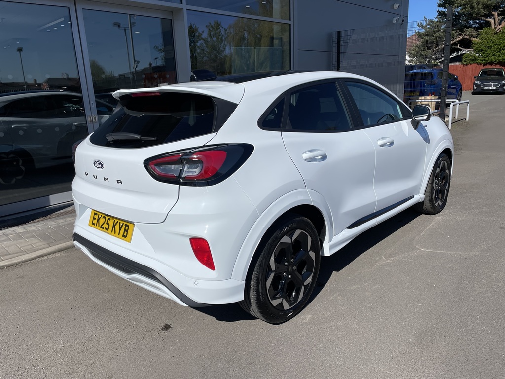 Ford Puma 1.0 Ecoboost Hybrid Mhev St-line X Dct EK25KYB White #5