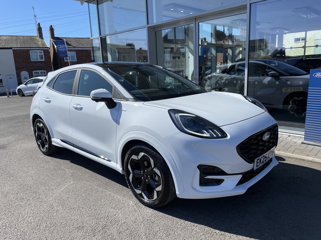Ford Puma 1.0 Ecoboost Hybrid Mhev St-line X Dct White