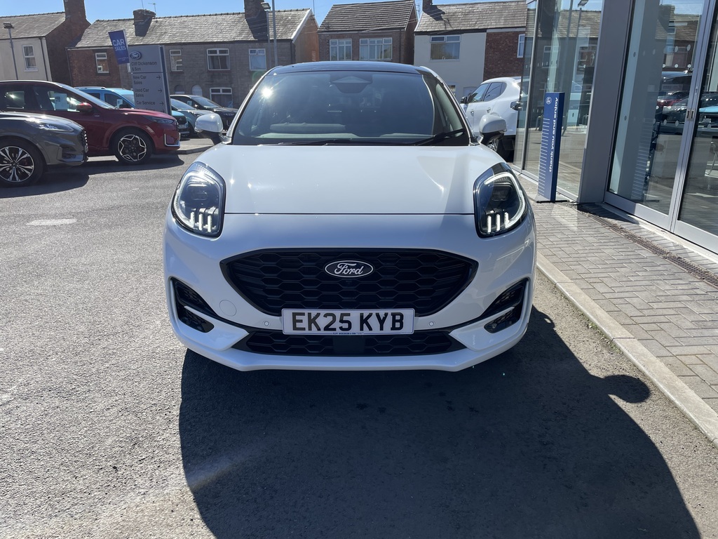 Ford Puma 1.0 Ecoboost Hybrid Mhev St-line X Dct EK25KYB White #2