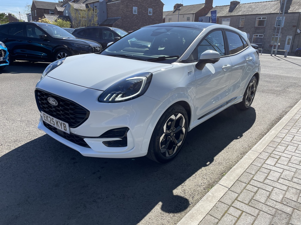 Ford Puma 1.0 Ecoboost Hybrid Mhev St-line X Dct EK25KYB White #3