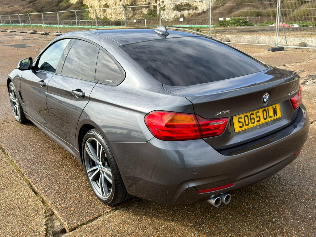 BMW 4 Series Gran Coupe 3.0 430D M Sport Hatchback Xdrive SO65OLW Grey #4