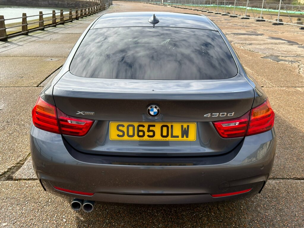 BMW 4 Series Gran Coupe 3.0 430D M Sport Hatchback Xdrive SO65OLW Grey #5