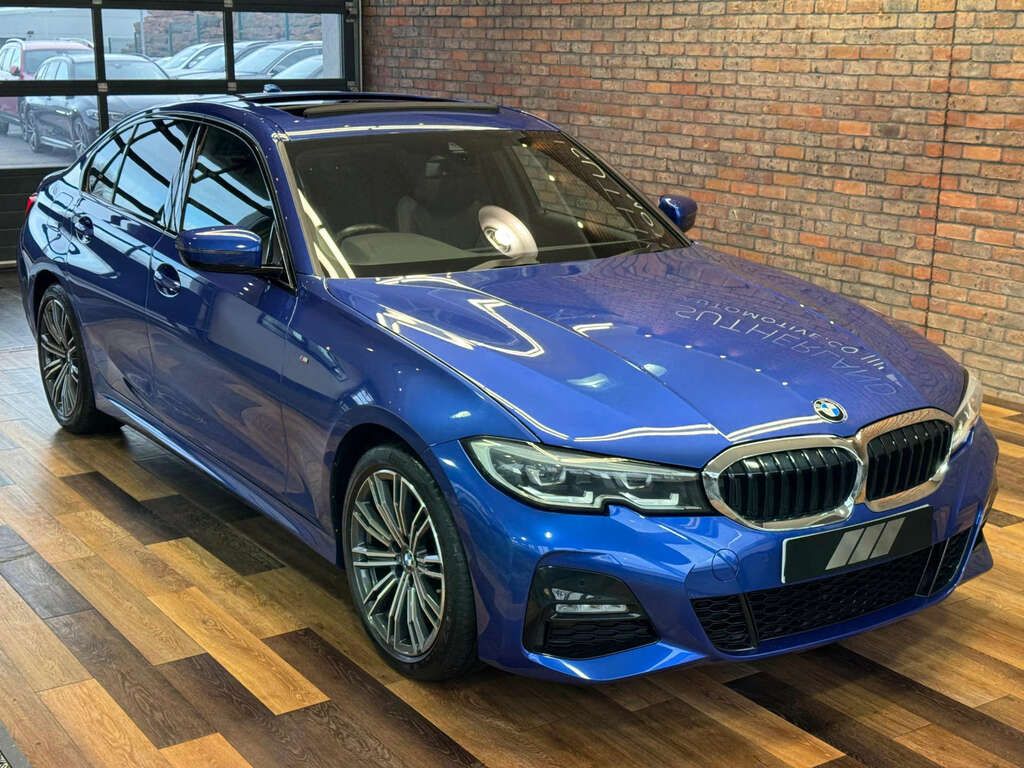 BMW 3 Series 2.0 320I Xdrive M Sport 4Wd CV22NTY Blue #4
