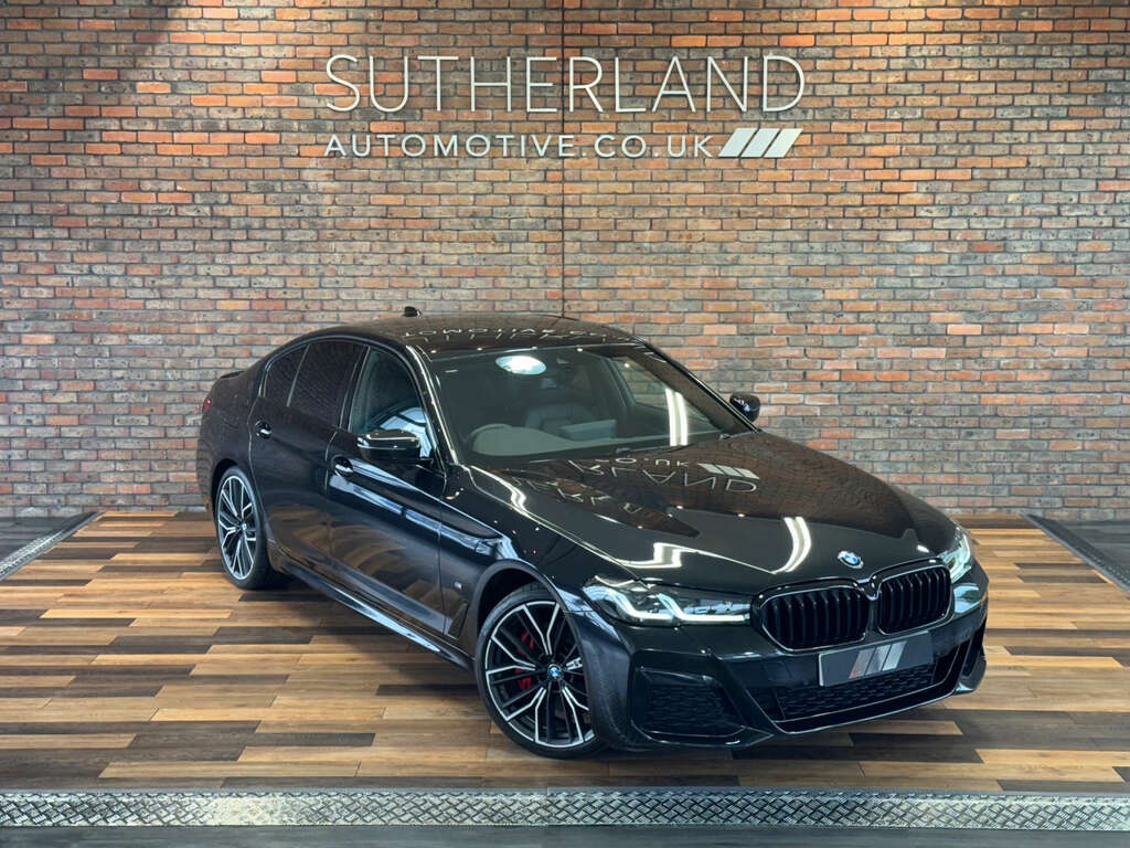 BMW 5 Series 2.0 520D M Sport Mhev WA72OMC Black #2