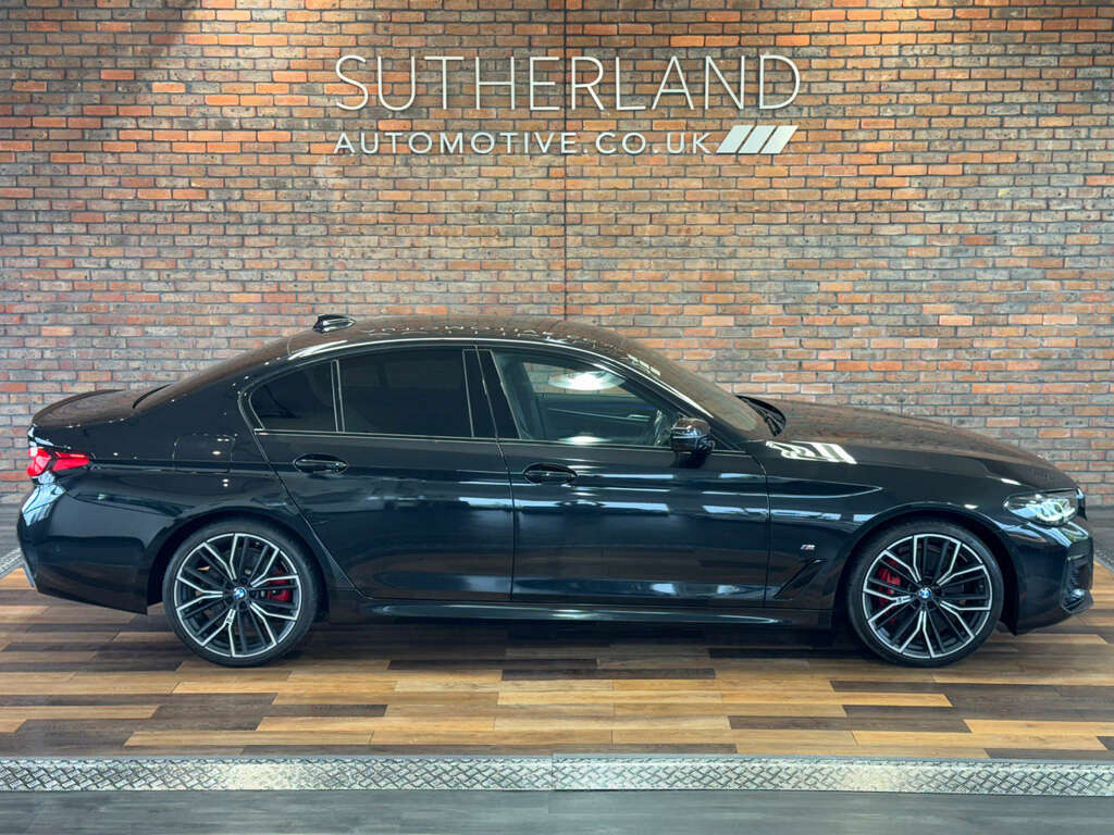 BMW 5 Series 2.0 520D M Sport Mhev WA72OMC Black #4