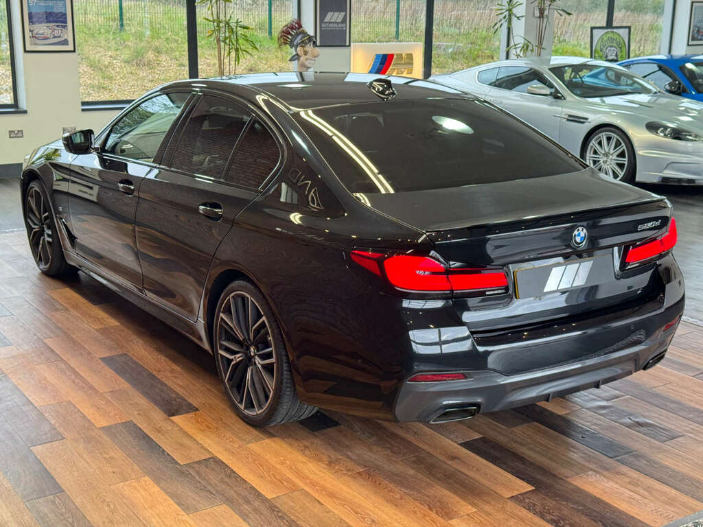 BMW 5 Series 2.0 520D M Sport Mhev WA72OMC Black #6