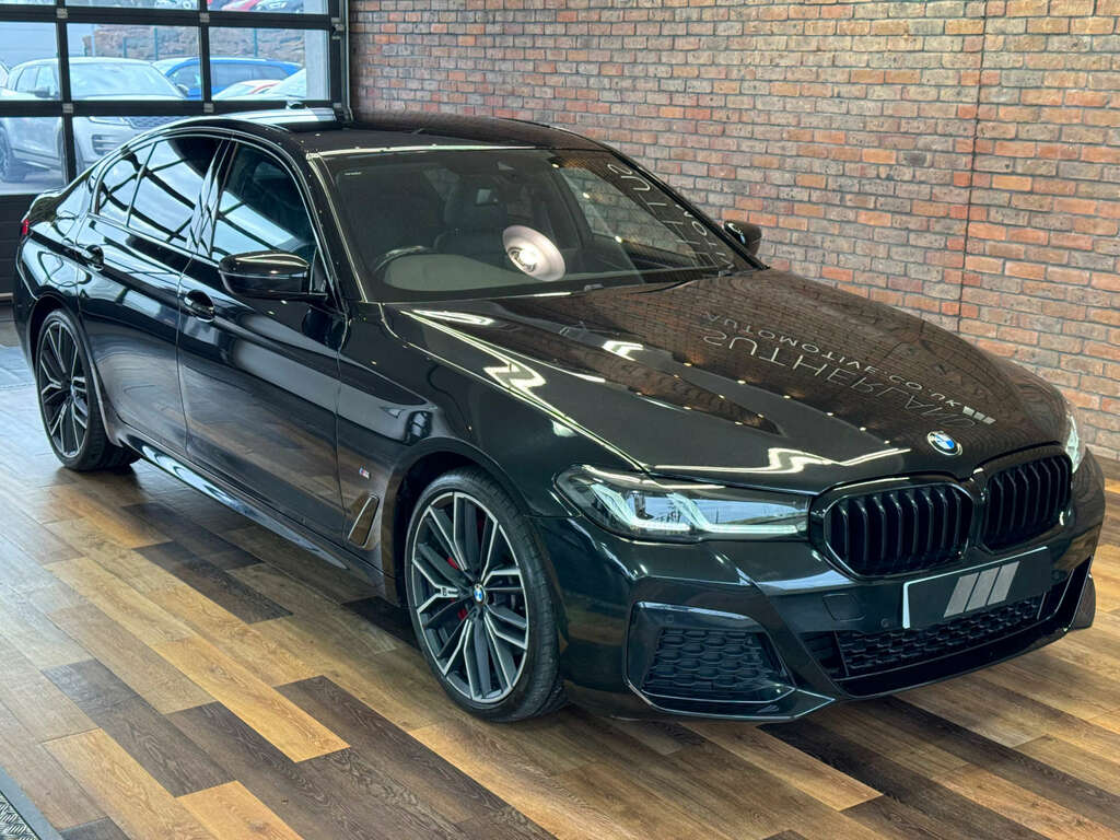 BMW 5 Series 2.0 520D M Sport Mhev WA72OMC Black #5