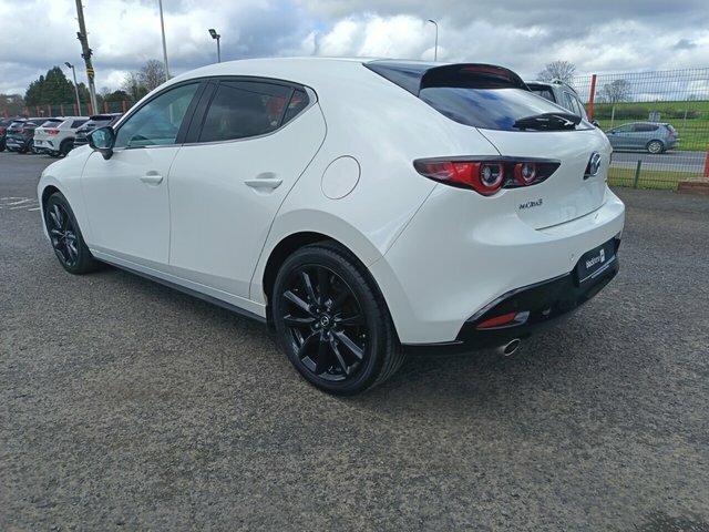 Mazda 3 2.5 E-skyactiv-g Mhev Homura Hatchback MD74ZJX White #3
