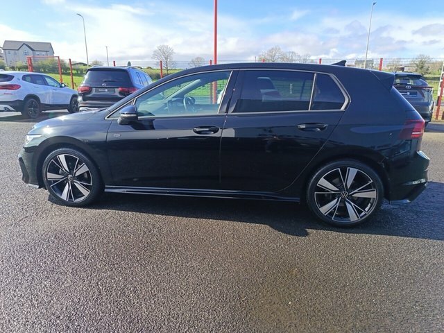 Volkswagen Golf 2.0 Tdi R-line Hatchback Dsg Euro 6 S HMZ4238 Black #6