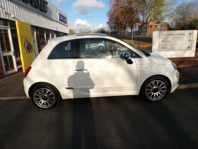 Fiat 500 Lounge Hatchback YH17ENT White #5