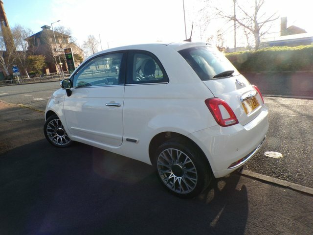 Fiat 500 Lounge Hatchback YH17ENT White #2