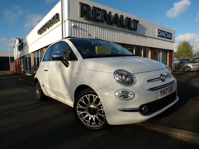 Fiat 500 Lounge Hatchback White