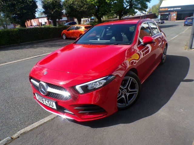 Mercedes-Benz A Class A180d Amg Line Executive OV18CSU Red #3
