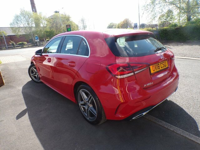 Mercedes-Benz A Class A180d Amg Line Executive OV18CSU Red #2
