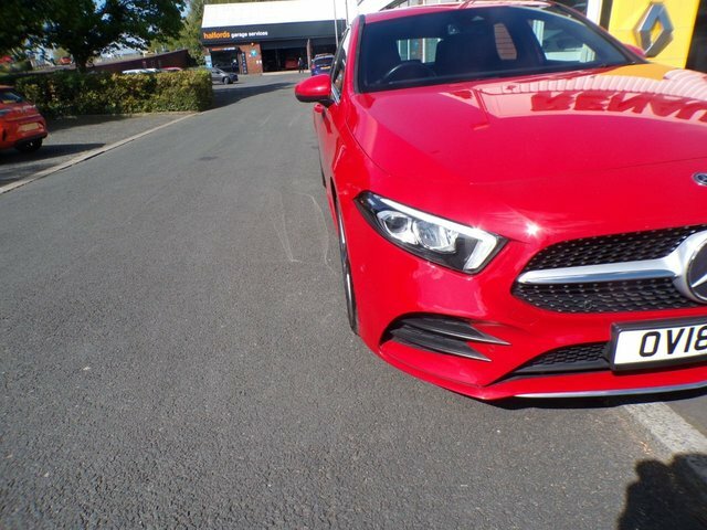 Mercedes-Benz A Class A180d Amg Line Executive OV18CSU Red #6