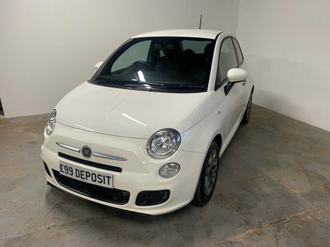 Fiat 500 S White #3