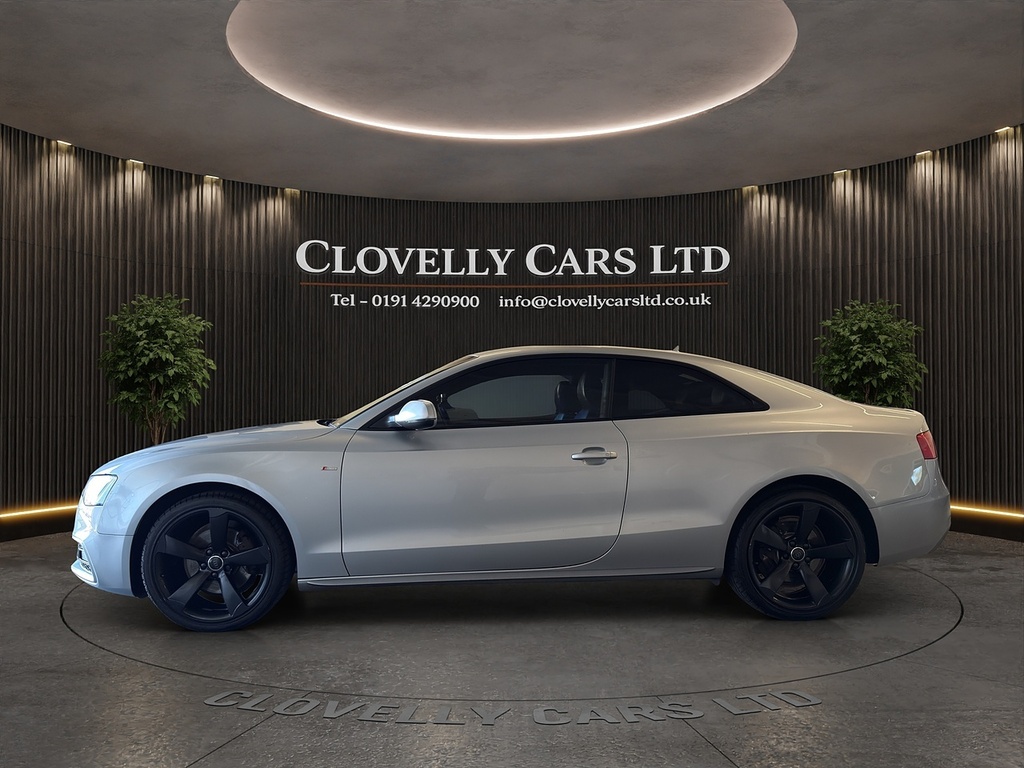 Audi A5 1.8 Tfsi Black Edition Coupe Eur Silver #3