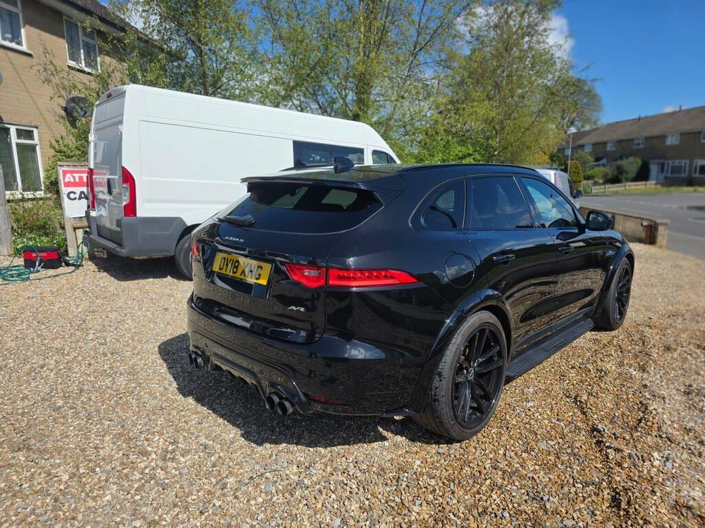 Jaguar F-Pace Suv 2.0 D240 R-sport Awd Euro 6 Ss 20 OY18XNG Black #6