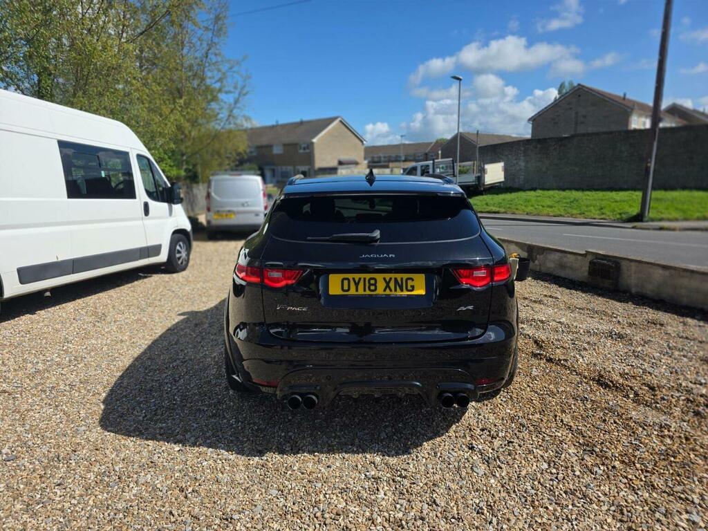 Jaguar F-Pace Suv 2.0 D240 R-sport Awd Euro 6 Ss 20 OY18XNG Black #5