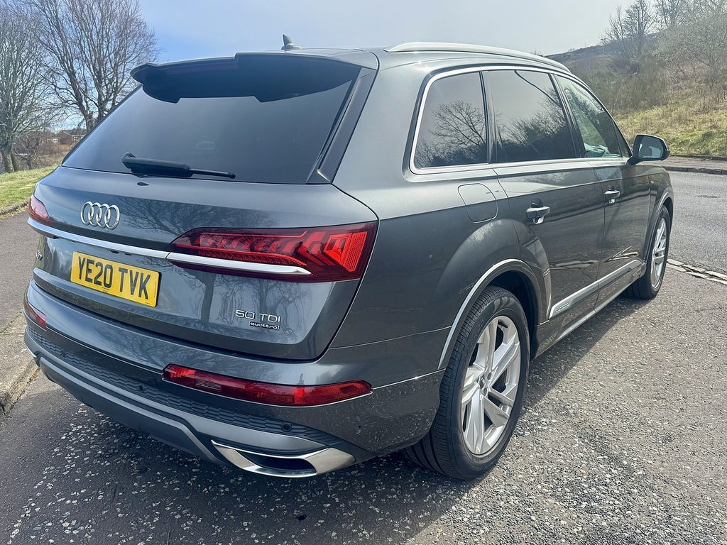 Audi Q7 Tdi V6 S Line U4298 Ulez YE20TVK Grey #4