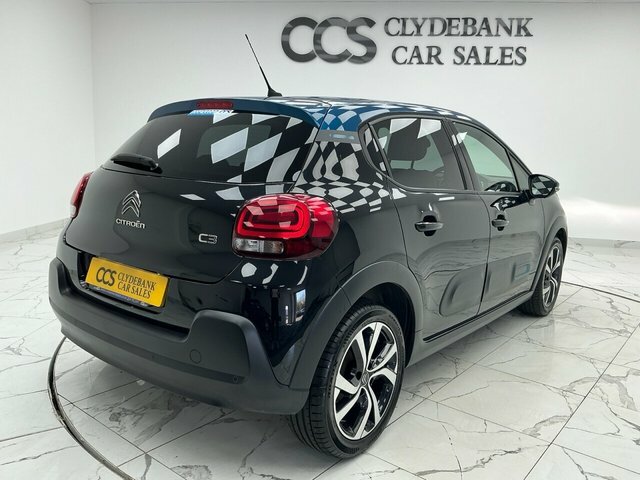 Citroen C3 1.2 Puretech Shine Plus Hatchback Manua SL21GHB Black #3