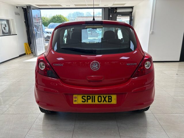 Vauxhall Corsa 2011 1.0I Ecoflex 12V S Hatchback Manua SP11OXB Red #4