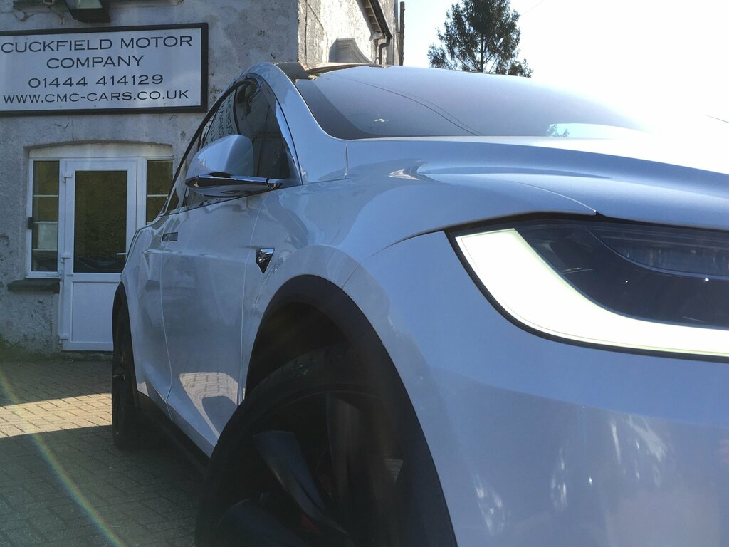 Tesla Model X P100dl Dual Motor Suv 4Wde Lu White