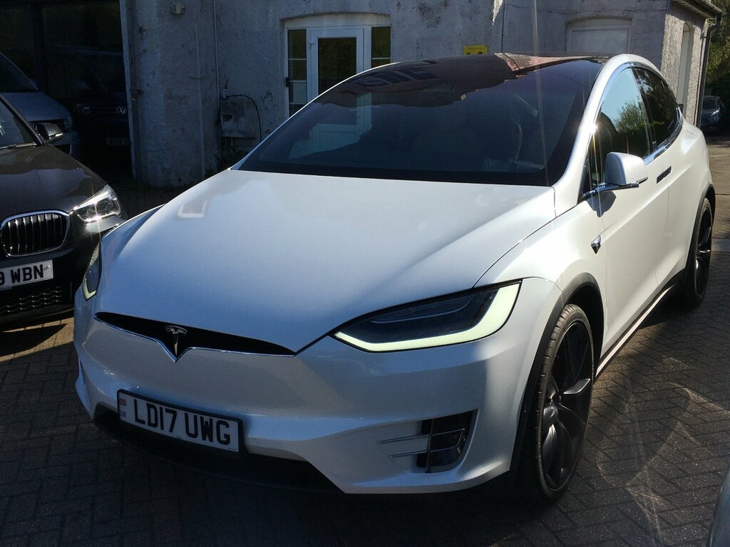 Tesla Model X P100dl Dual Motor Suv 4Wde Lu White #5
